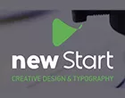 NEW START – CREATIVE DESIGN TYPOGRAPHY